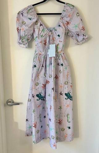Hill House  The Ophelia Dress in Sea Creatures Size XS NWT