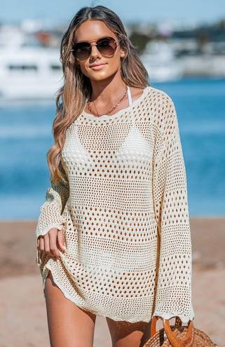 Cupshe Crochet Swim Cover Up