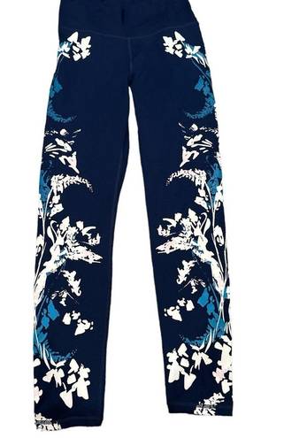 Fabletics  HIGH WAISTED PRINTED POWERHOLD LEGGING LIGHT SPRINGFIELD WHITE FLORAL