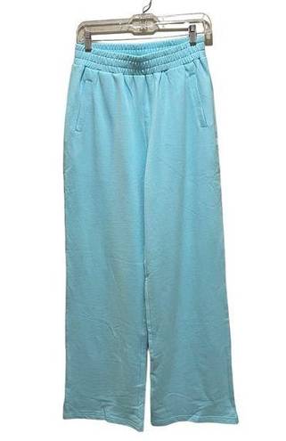 Krass&co Abela Story +  Wide Leg Sweatpants Aqua Blue Size Medium