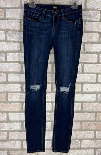 Paige  Verdugo Ultra Skinny Jeans in Aveline Destructed Wash Size 26