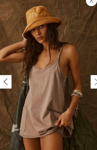 Free People Movement Hot Shot Mini Dress | NWOT | Small | Mocha Latte