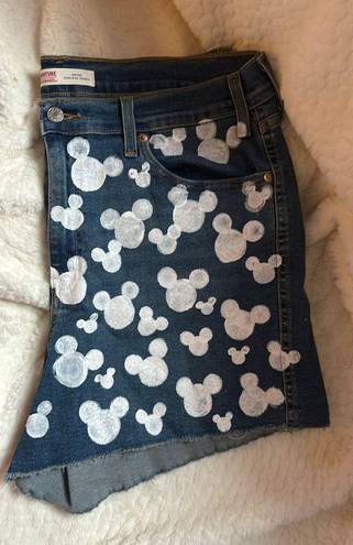 Levi Strauss & CO. Handmade Disney Jean Shorts 