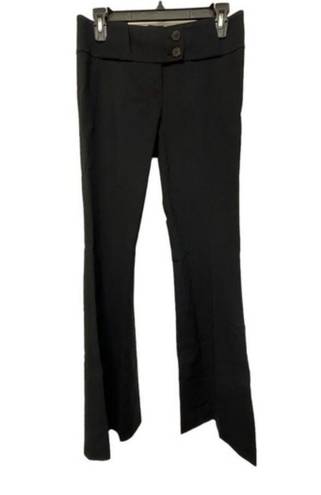 Guess by Marciano Guess by Mariano Black Twill Trouser Pants Wide Leg/Flare Low Rise Waist Size 4