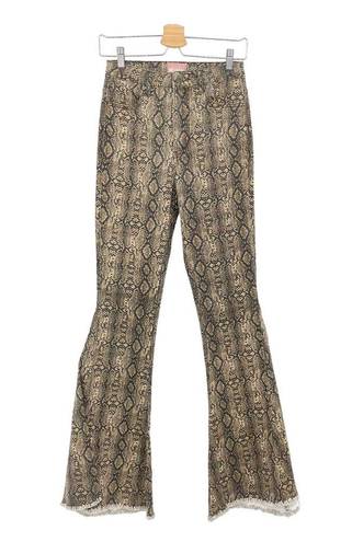 Show Me Your Mumu  Berkeley Bells Queen Cobra Snake Jeans Size 26