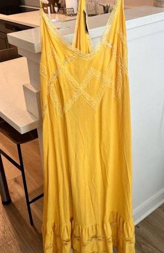 MIDI yellow dress Size M