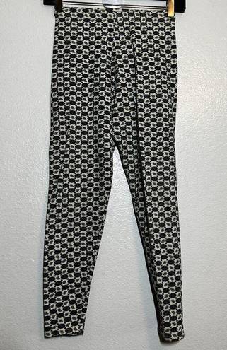 Krass&co VTG LA Movers -ord Set 80s Bodysuit Pants Small Paisley Pattern Green White