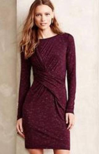 Bailey 44 Anthropologie Purple Cross Wrap Dress