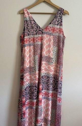 Jessica Simpson  Maternity Patchwork Maxi Dress