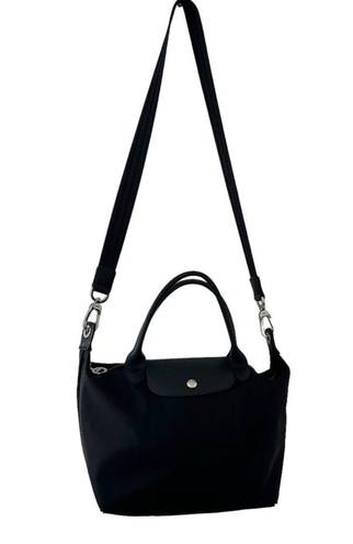 Longchamp  Le Pliage Neo Small Nylon Shoulder Bag - Black