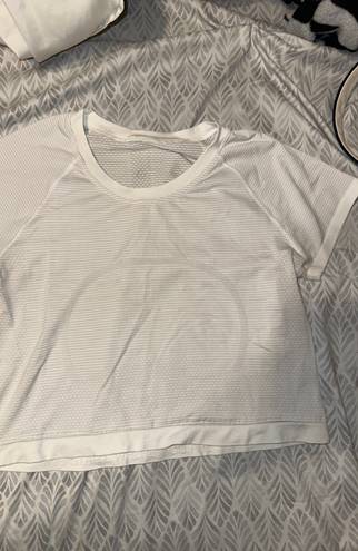 Lululemon swiftly tech cropped short sleeve top