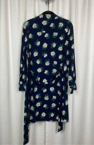 Draper James  Blue Floral Magnolia Shirt Dress Sz.0