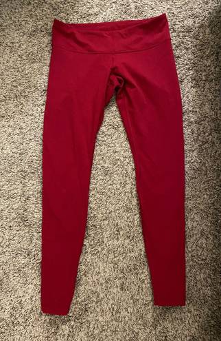 Lululemon red reversible  leggings