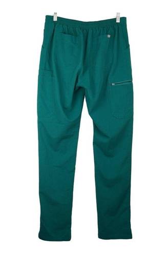 FIGS  Yola Skinny Scrub Pants Turquois Medical Uniform Side Pocket. Size M/T