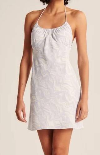 Abercrombie & Fitch Halter Ruched Mini Dress