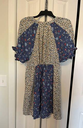 Davi & Dani David & Dani Blue Floral Boho Dress Size S