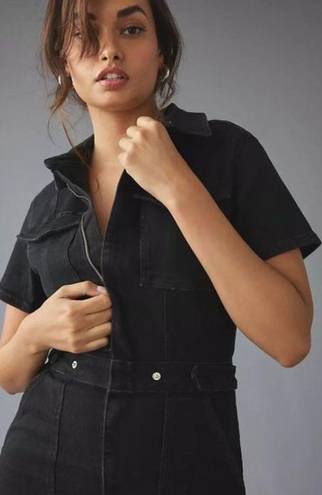 Good American  Fit for Success Jumpsuit in Wash Black099 Size X-Small