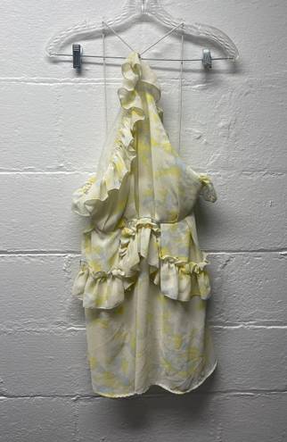 Pretty Little Thing Yellow Strappy Shift Dress