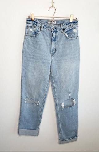 Abercrombie & Fitch ABERCROMBIE Ultra High Rise 90s Straight Leg Jeans Size 28 Tall