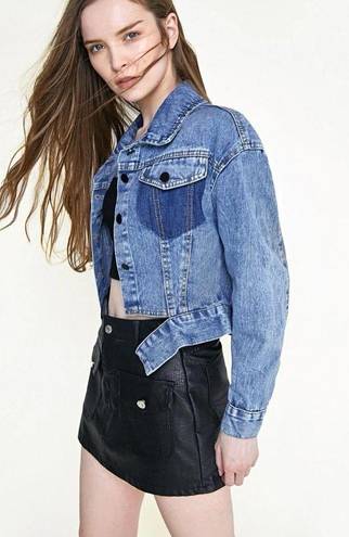 Vintage Blue J.ING  Light Weight Crop Denim Jacket