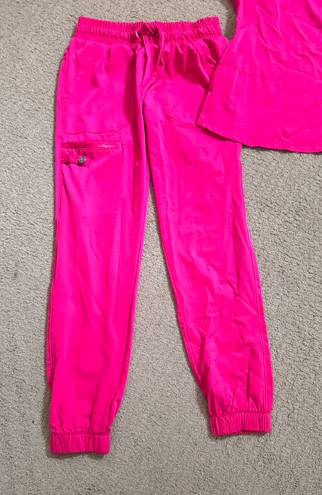 Healing Hands Hot pink  scrubs