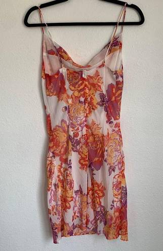 RUNAWAY THE LABEL NWT  Revolve Sienna Floral Mini Dress in Acadia White