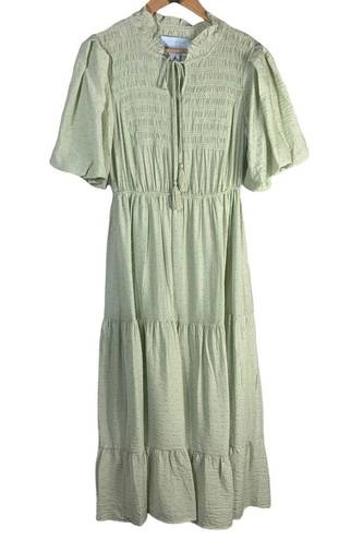 Hill House  Puff Sleeve Nap Dress Size Small