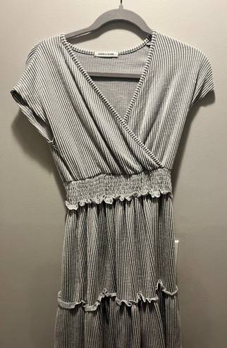 Caution to the Wind Grey dress