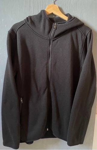 Andrew Marc Black Zip Up Hoodie