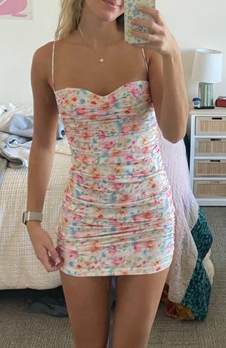 Floral Mini Dress Multiple