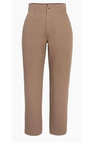 Greylin NEW  Nash High Rise Tapered Trouser in Tan