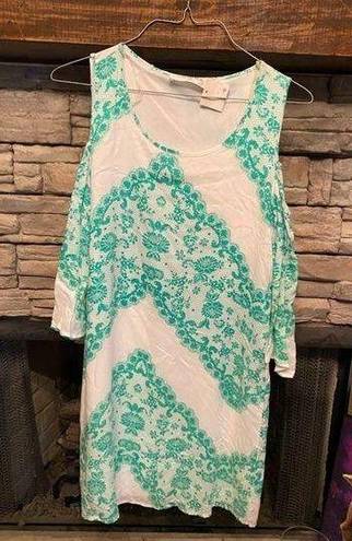 Peach Love New!  cream boutique dress