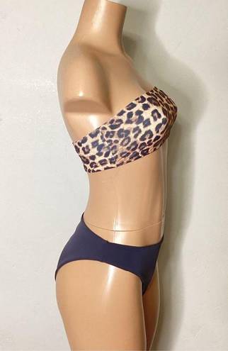 Good American New.  animal print bikini set. XS. (1) retails $169