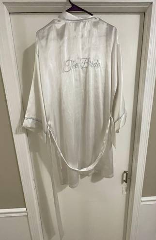 In Bloom White Bride Robe Size S