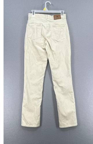 Krass&co Lauren Jeans  Pants Womens 2 Cream Corduroy Straight Ralph Lauren