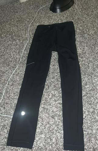 Lululemon black capri lulu leggings