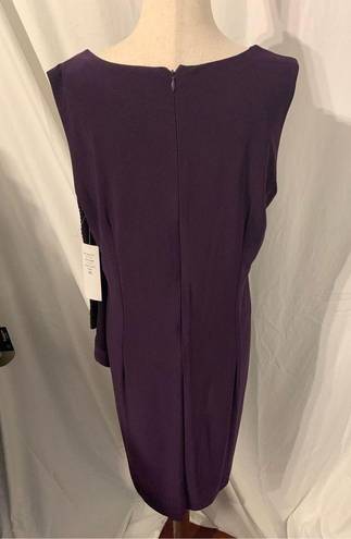 Scarlett Purple dress size 16 with sequence Scarlette