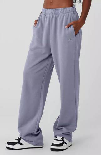 Alo Yoga Accolade Straight Leg Sweatpant Fog S