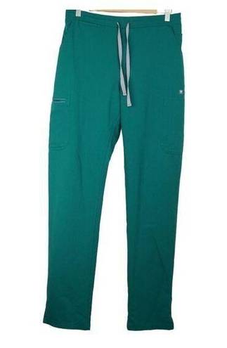 FIGS  Yola Skinny Scrub Pants Turquois Medical Uniform Side Pocket. Size M/T