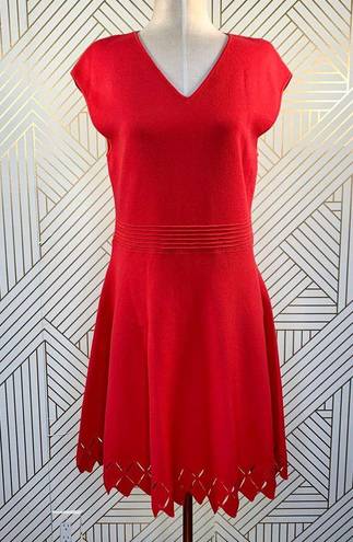 Ted Baker  London Tannia Cut-Out Skater Dress Red