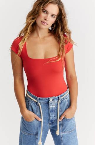 Free People Fair and Square Neck Duo Bodysuit