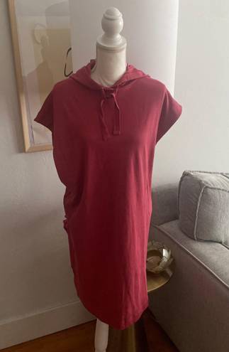 Mango Pink Hoddie Cotton Dress Size M (34 in long)