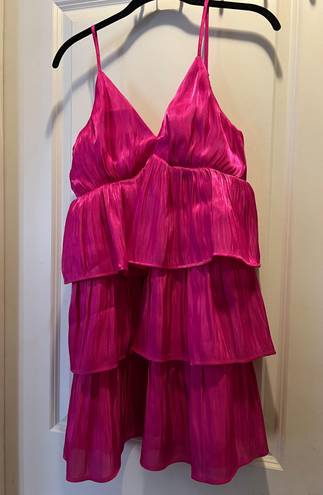 TCEC Pink Tiered Dress