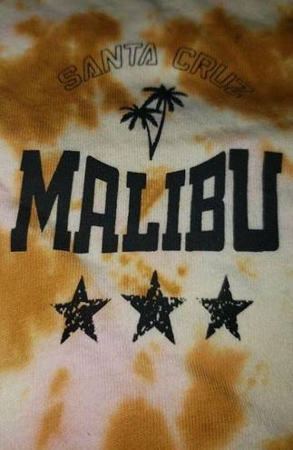 Grayson Threads  Malibu Long Sleeve Cropped Graphic T-Shirt Junior Sz Medium NWT