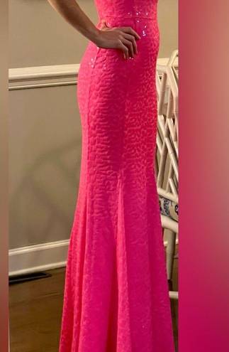 St. John NWT, 's Evening Gown, hott pink, size 0