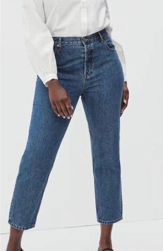 Everlane NEW NWT  The Curvy 90s Cheeky Straight Jean In Medium Blue