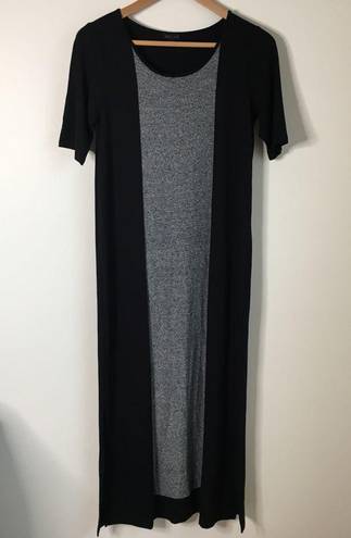 Wearever J.‎ Jill  Collection Midi Shift Dress Side Slit Color Block Knit …