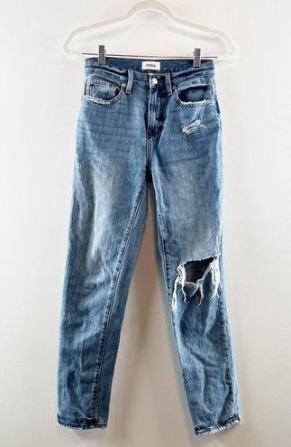 Pistola  Presley High Rise Distressed Relaxed Roller Jeans Denim Blue 24