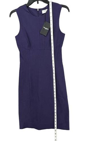 MM.LaFleur  Womens Shirley Sheath Dress 2 Elderberry Purple Sleeveless Back Zip