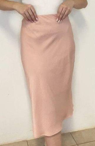 A New Day dusty pink midi skirt